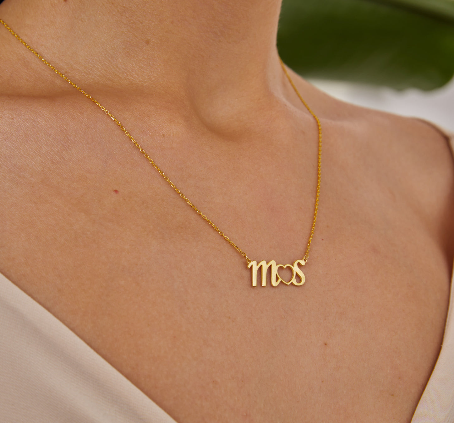 Gold Double Letters Necklace, Heart Pendant, Two Initials Jewelry, Custom Letter Necklace, Personalized Jewelry, Christmas Gifts For Women-1798987219